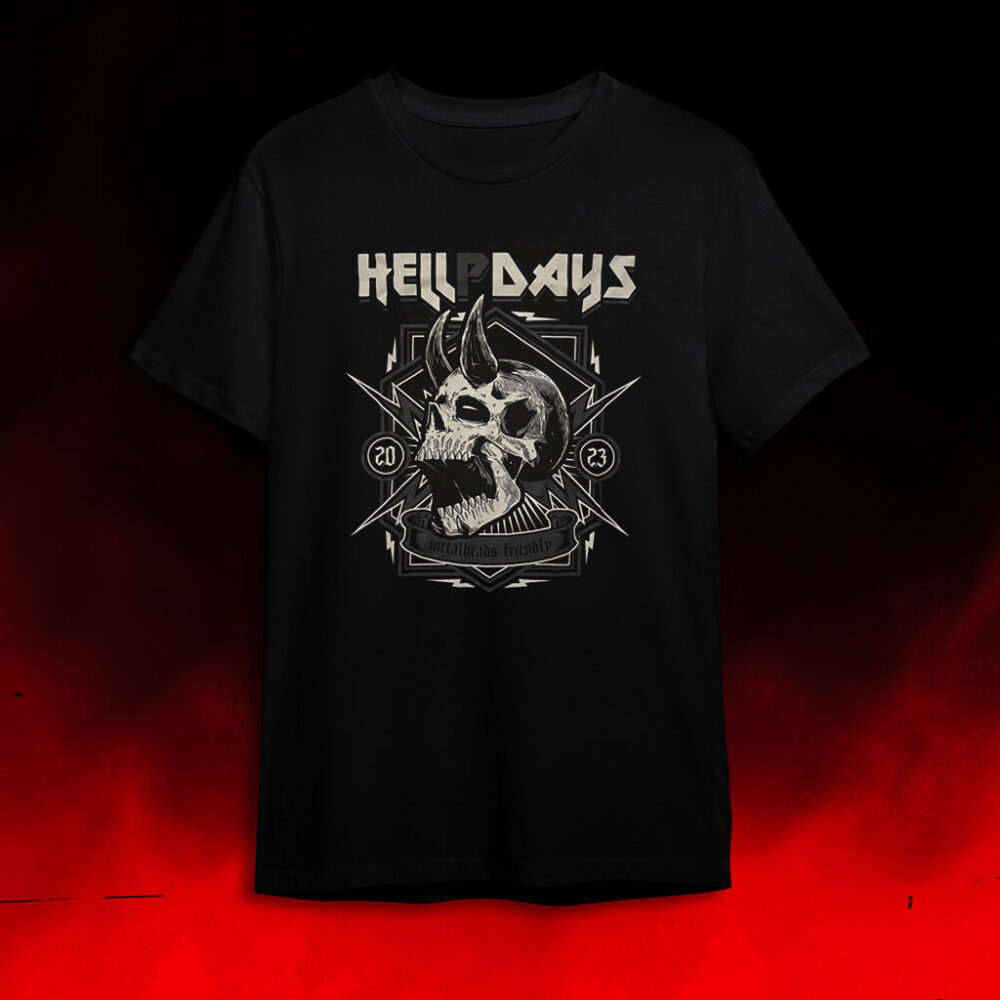 Tričko HELLPDAYS 2023 pánské var. B/W
